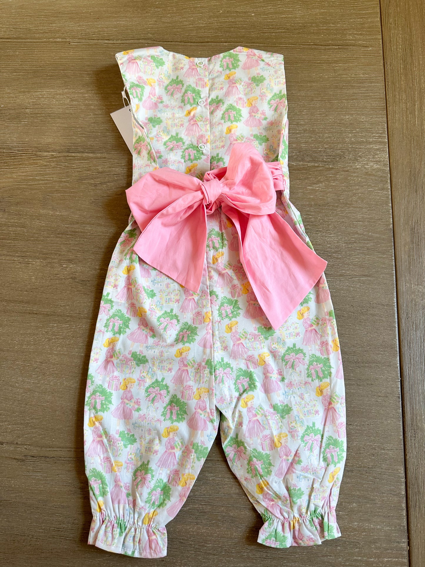 Nora Woven Romper- Magic of Christmas