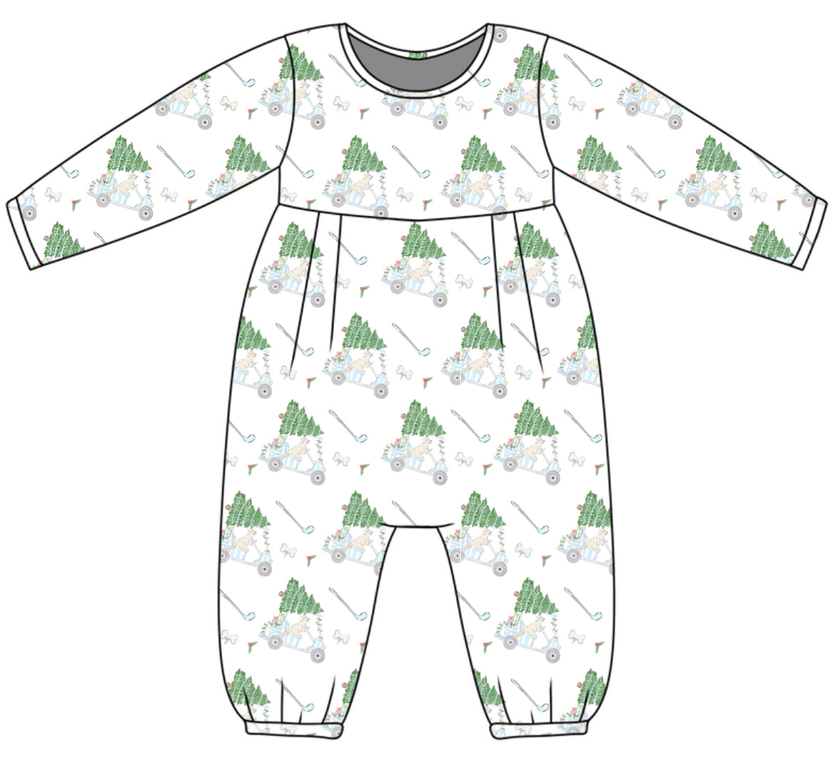 *PRE-ORDER* James Romper- Fairway Tinsel Club
