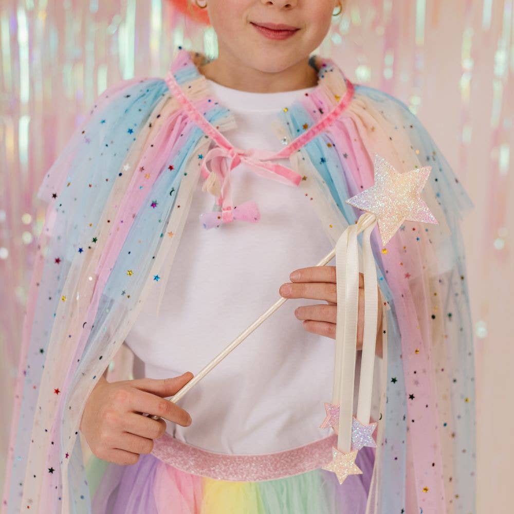 Pastel Rainbow Star Wand