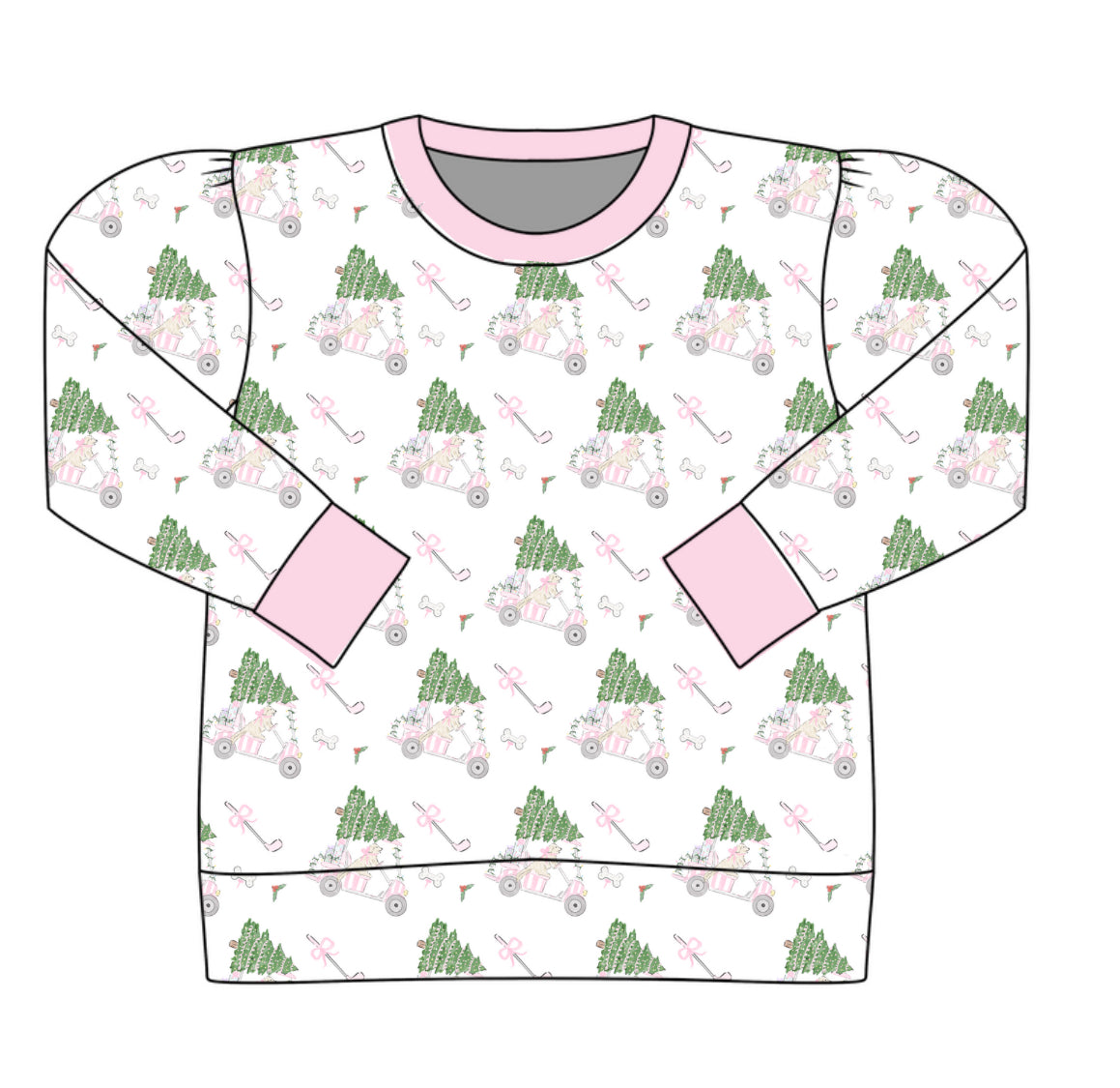 *PRE-ORDER* Campbell Crewneck- Fairway Tinsel Club