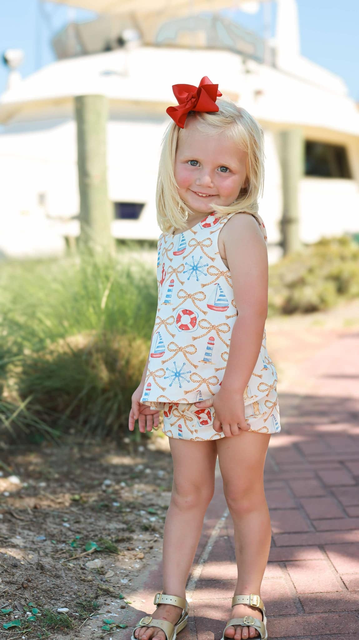 *PRE-ORDER* Brynn Bloomer Set- Sailor’s Bows