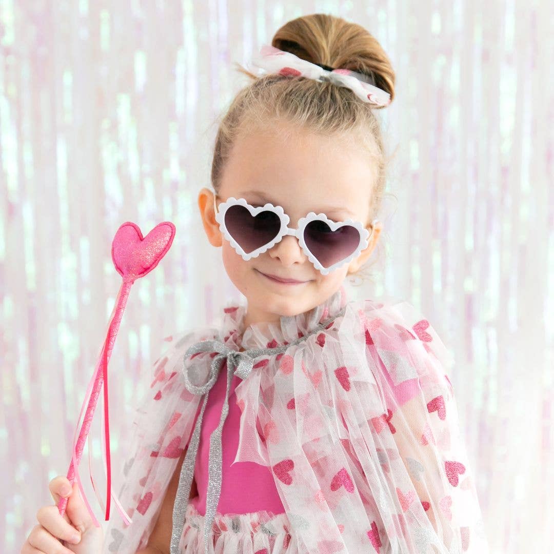 Glitter Heart Cape - Dress Up