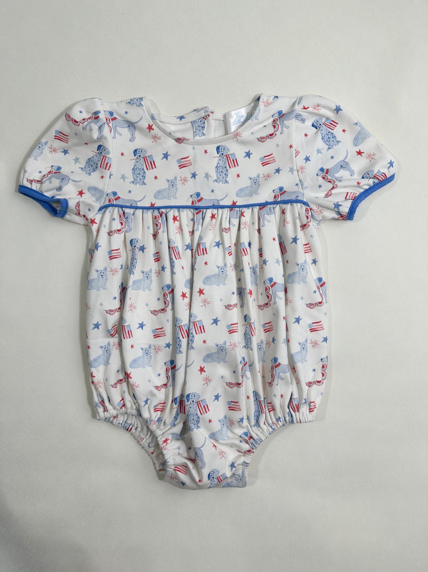 Abigail Bubble- Red, White, and Woof
