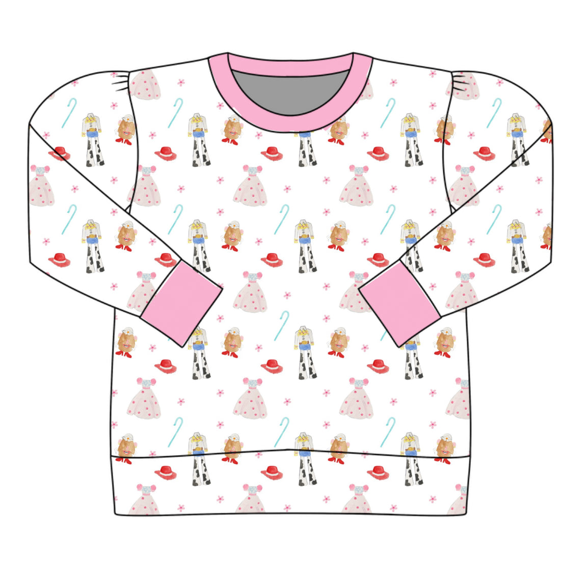 *PRE-ORDER* Campbell Crewneck- Sweetheart Corral