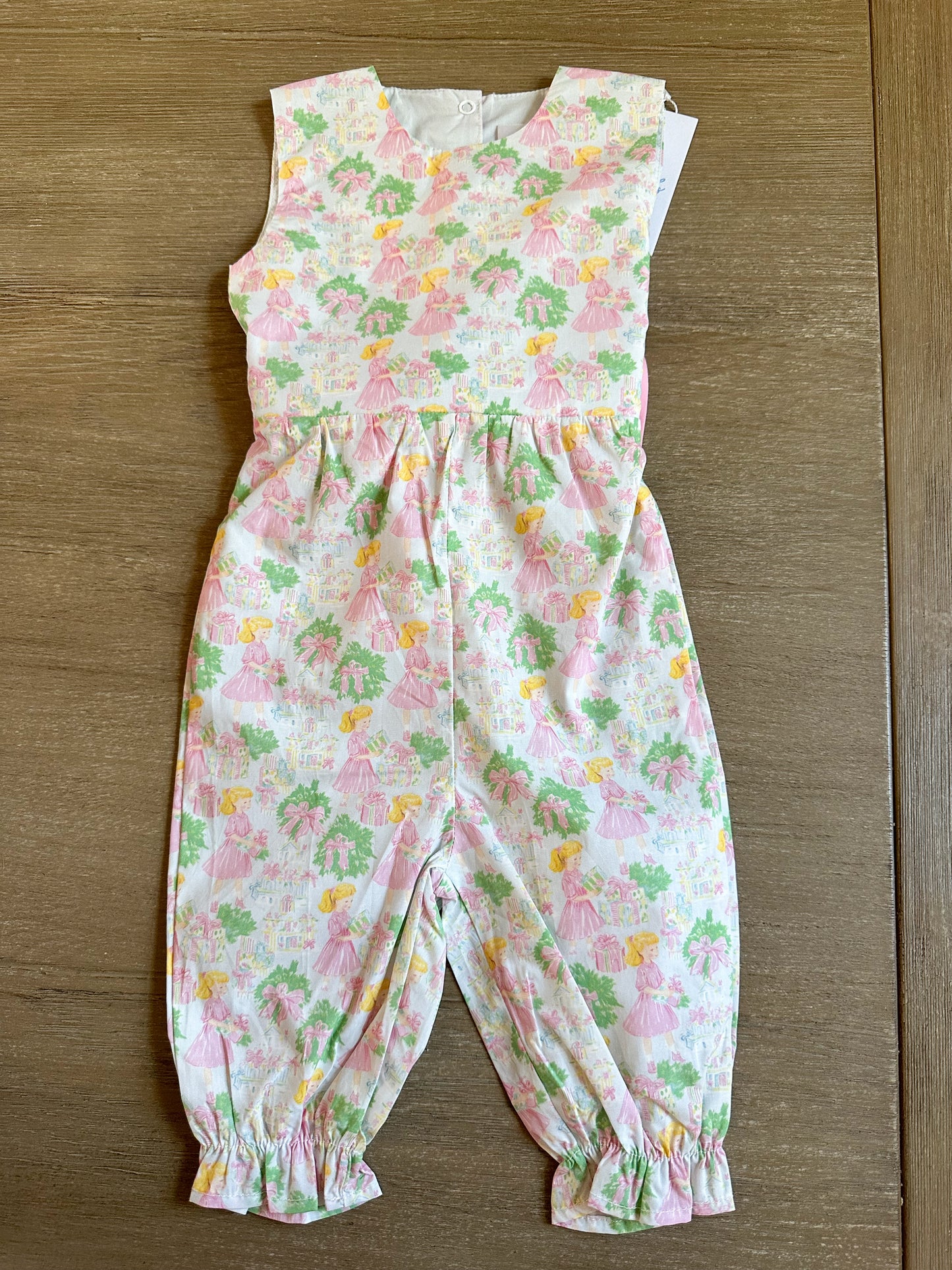 Nora Woven Romper- Magic of Christmas