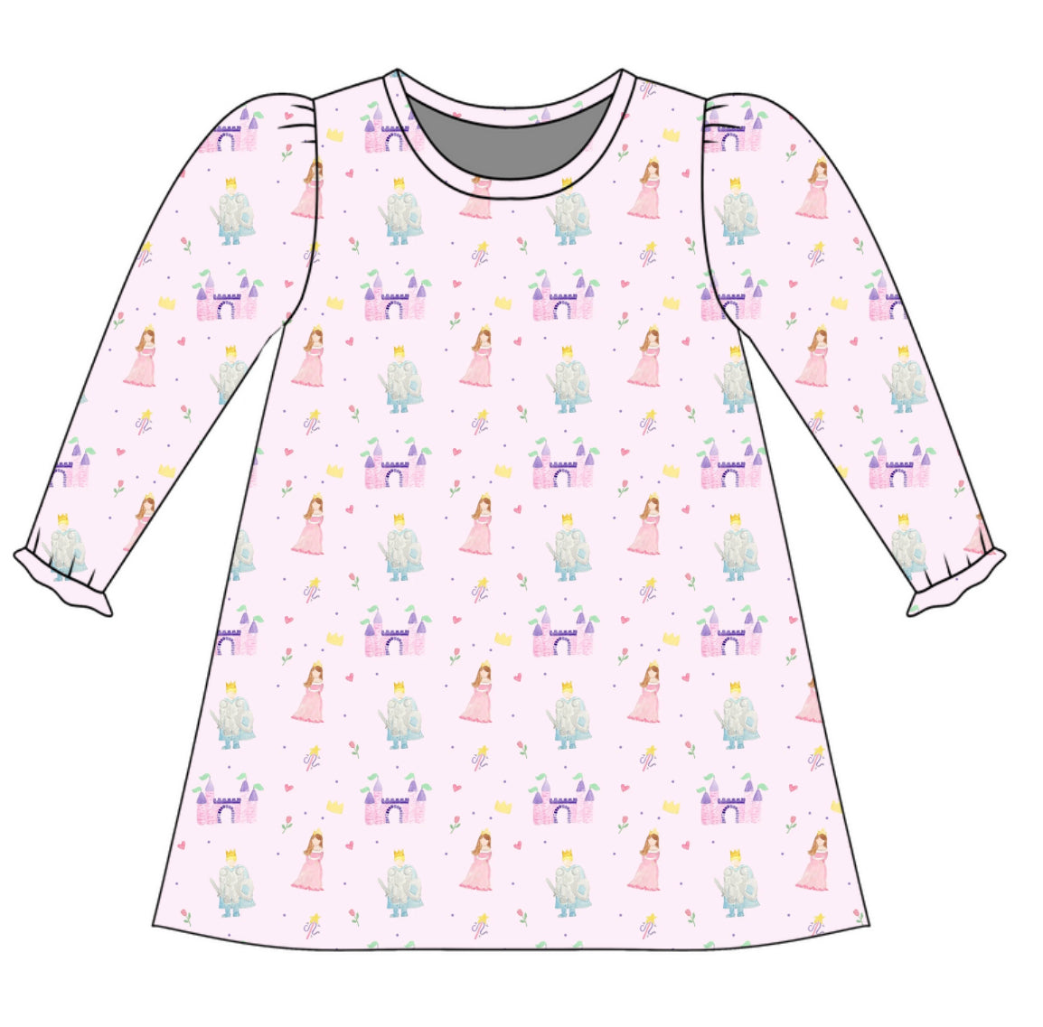 *PRE-ORDER* Charlotte Long Sleeve Play Dress- Once Upon a Time