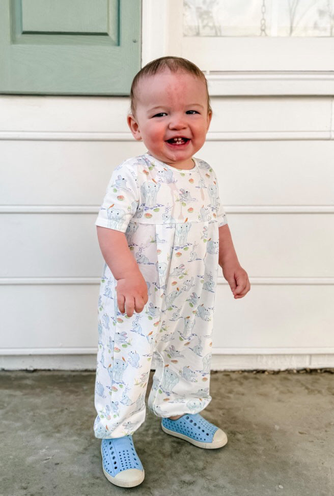 Sullivan Romper- Splish Splash Safari