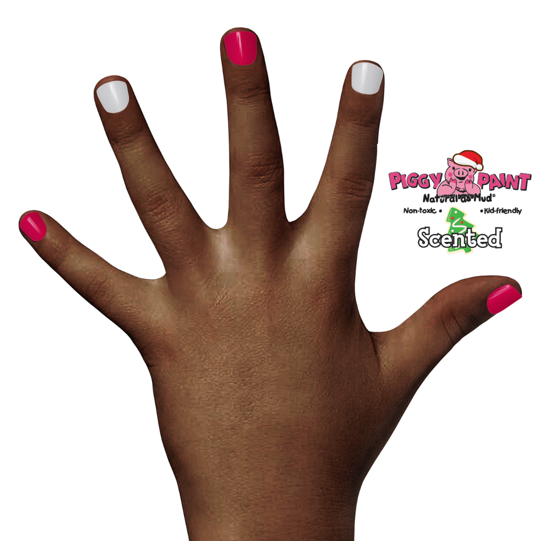 Candy Cane Cutie Kids Non-Toxic Nail Polish