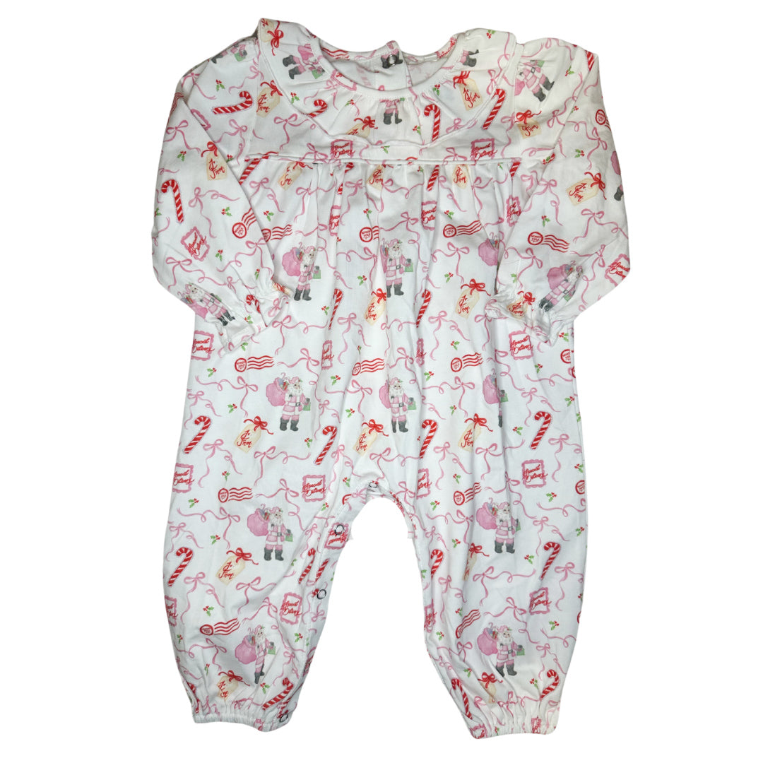 Ruby Ruffle Romper- Special Delivery