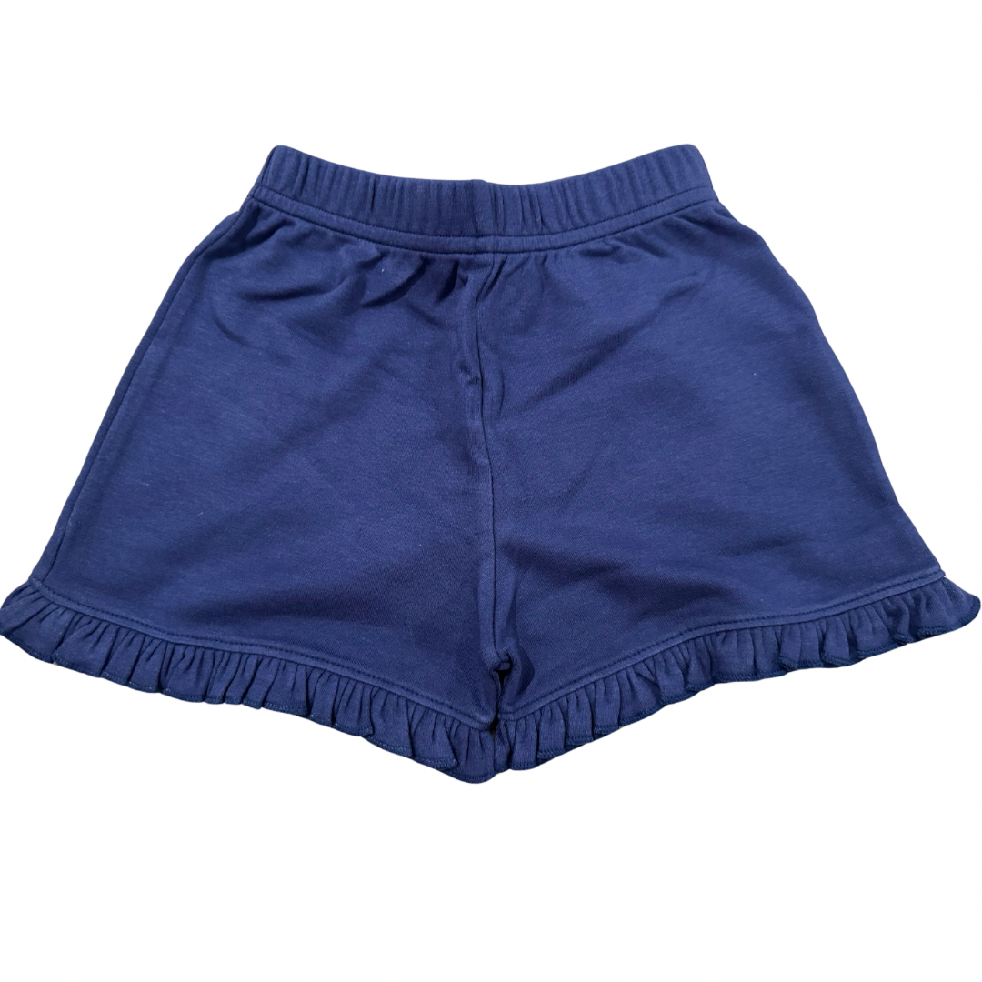 Ruffle Shorts- Royal Blue