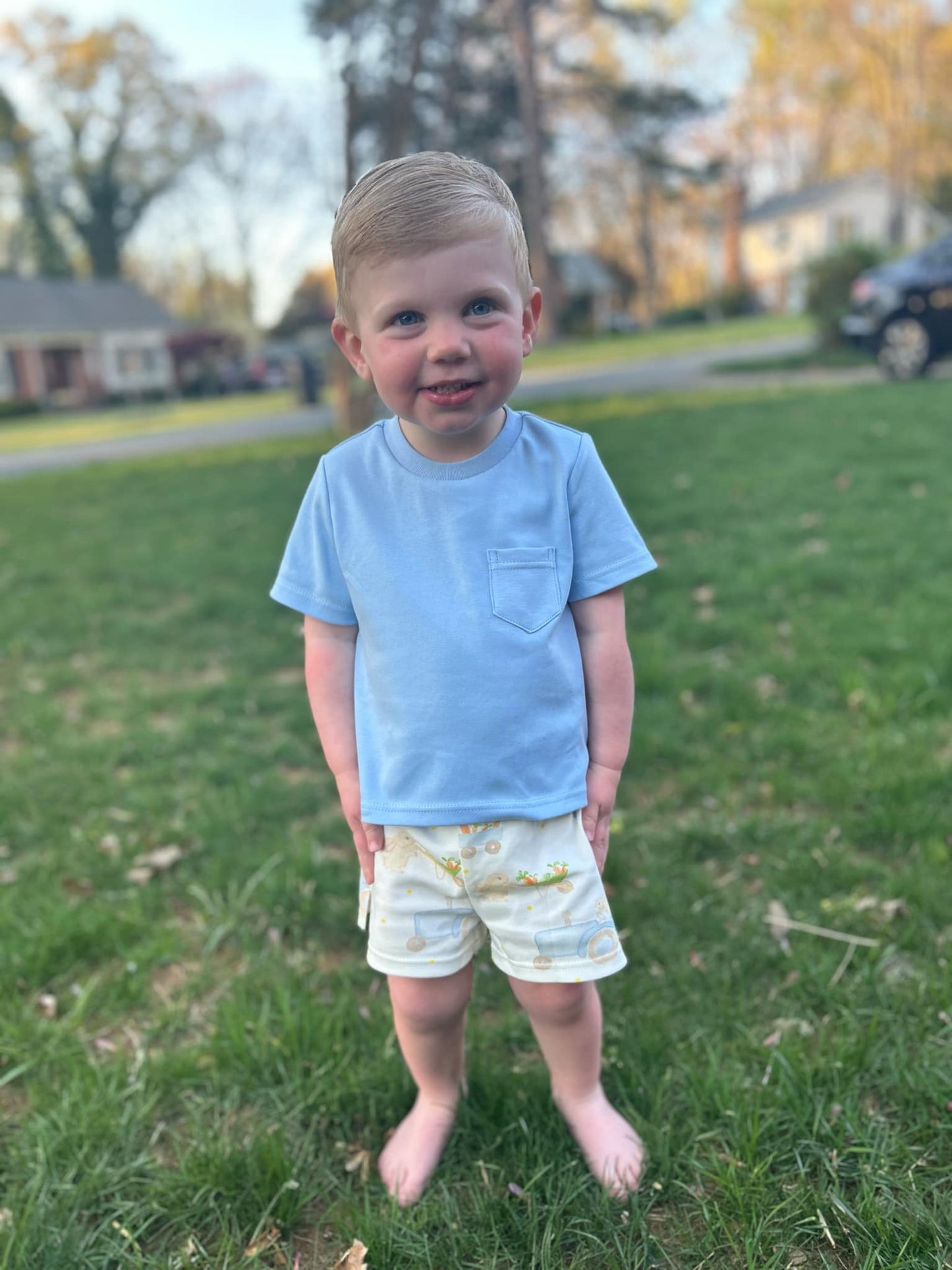 Stafford Shorts Set- Carrot Crew