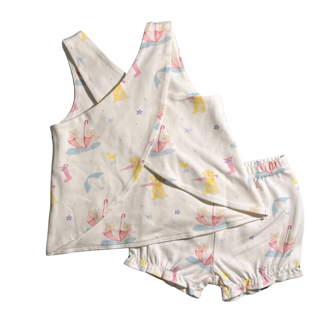 Brynn Bloomer Set- Raining Cats and Dogs