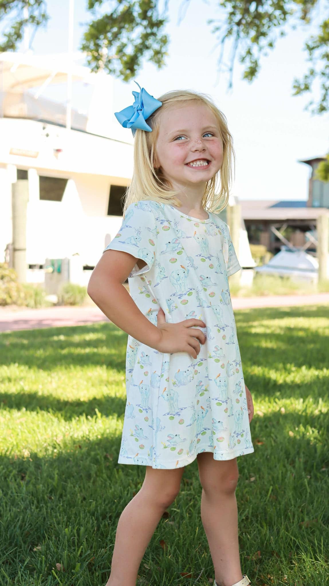 Charlotte Play Dress- Splish Splash Safari