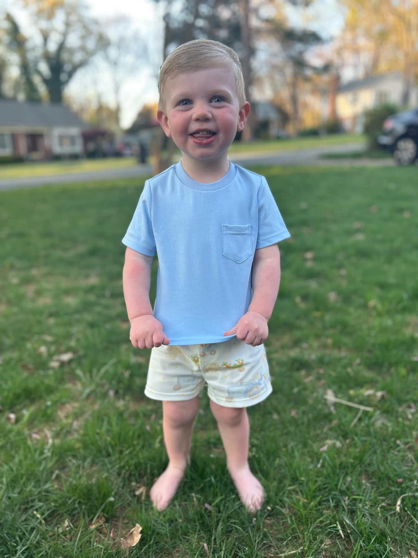 Stafford Shorts Set- Carrot Crew
