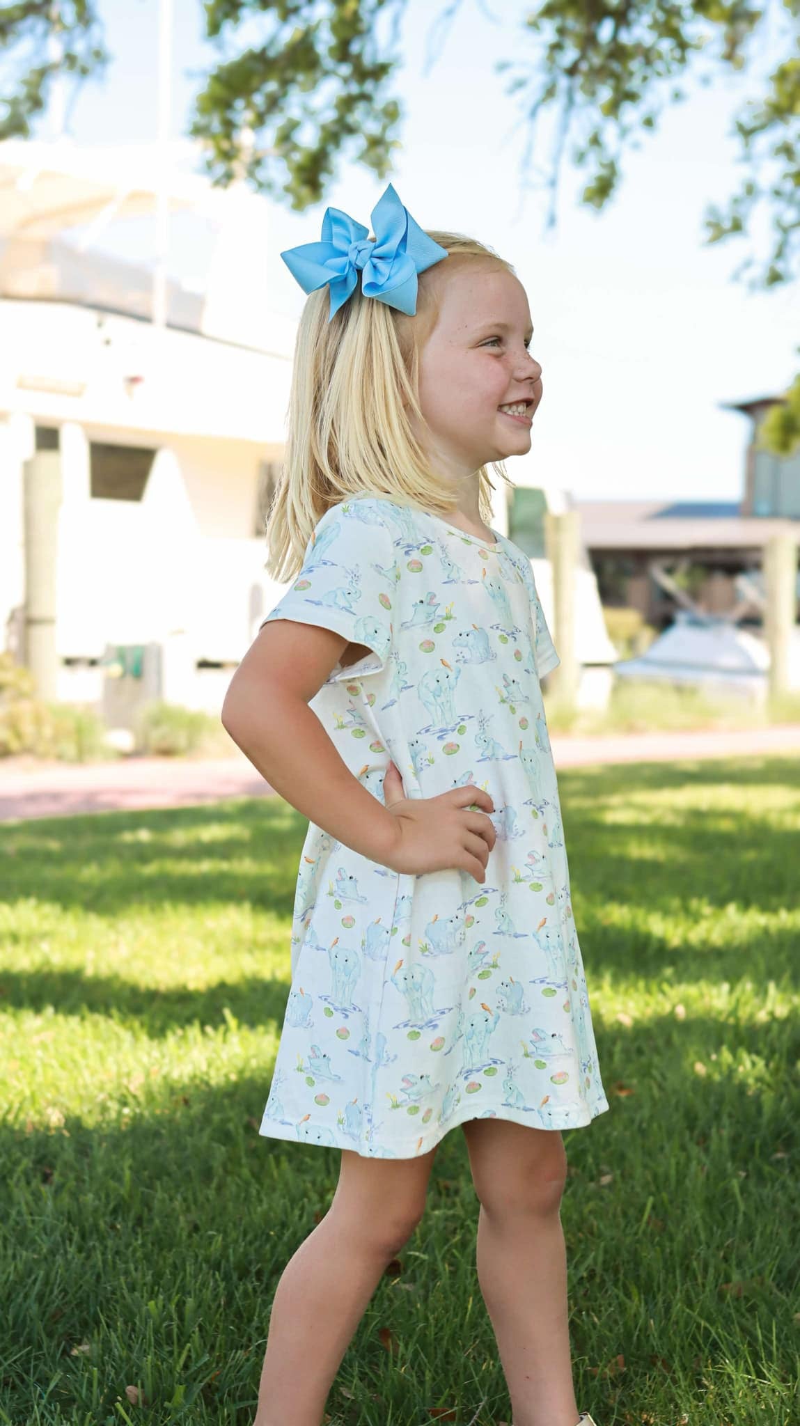 Charlotte Play Dress- Splish Splash Safari