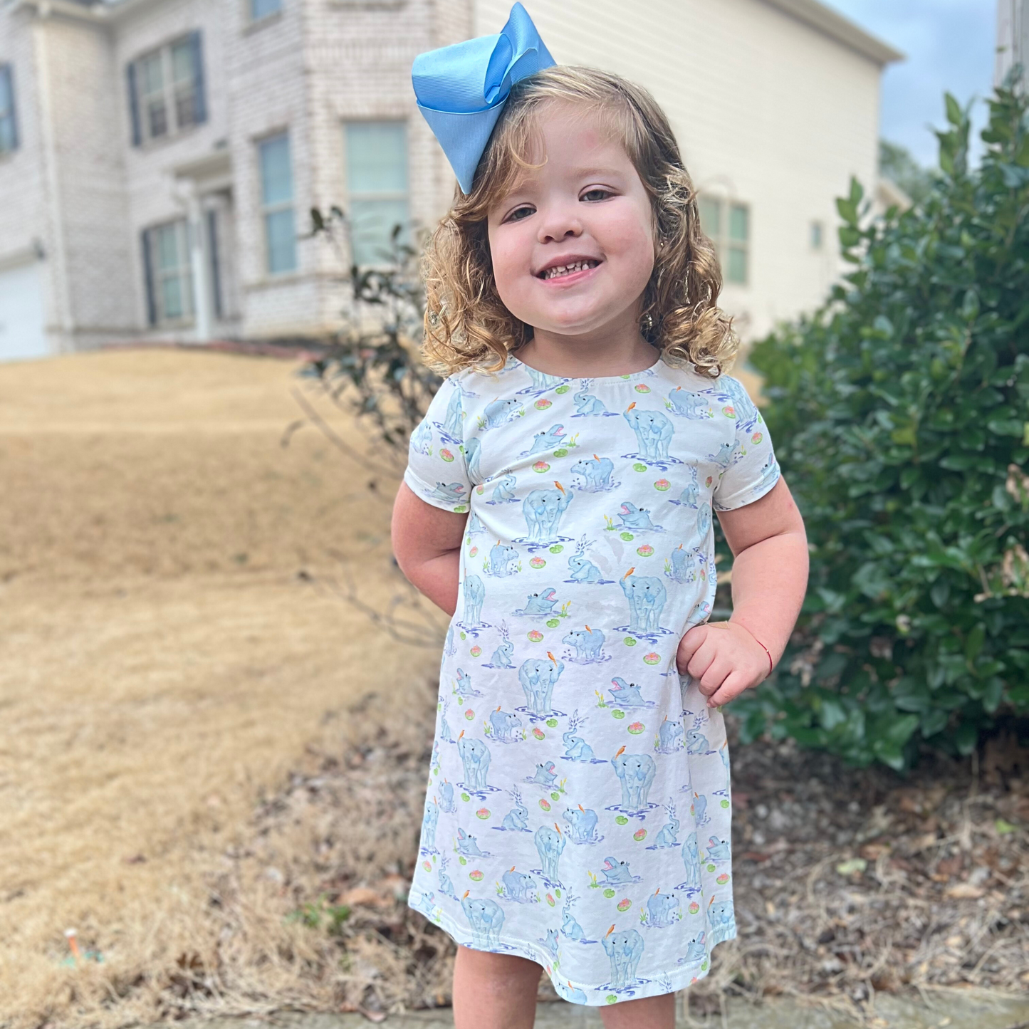 Charlotte Play Dress- Splish Splash Safari