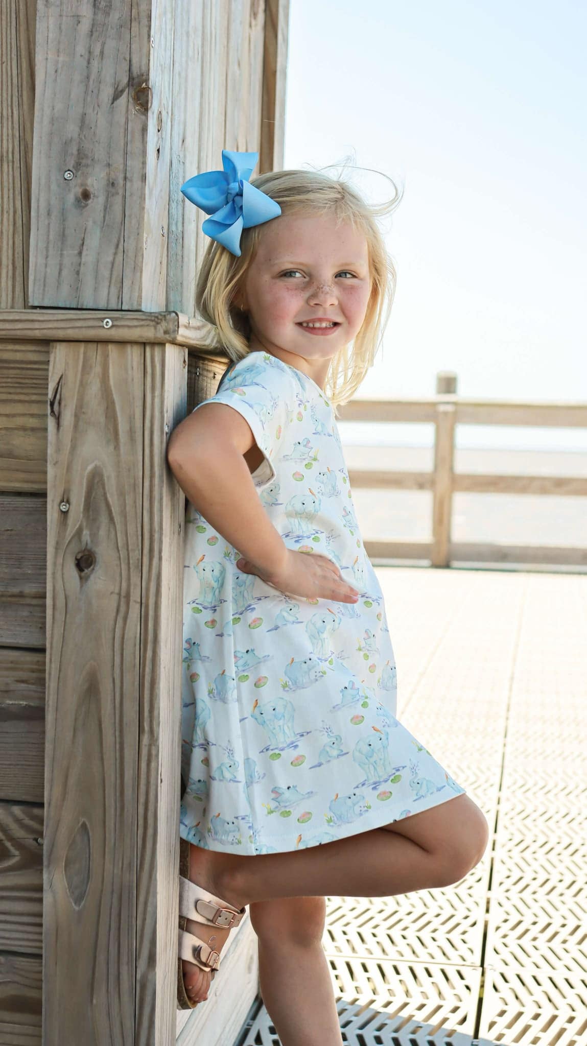 Charlotte Play Dress- Splish Splash Safari