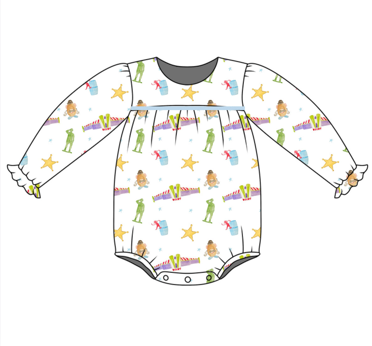 *PRE-ORDER* Abigail Long Sleeve Bubble- You’ve Got a Friend in Me