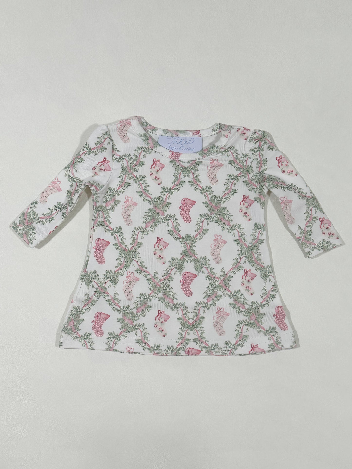 Dolly Dress- Evergreen Bows