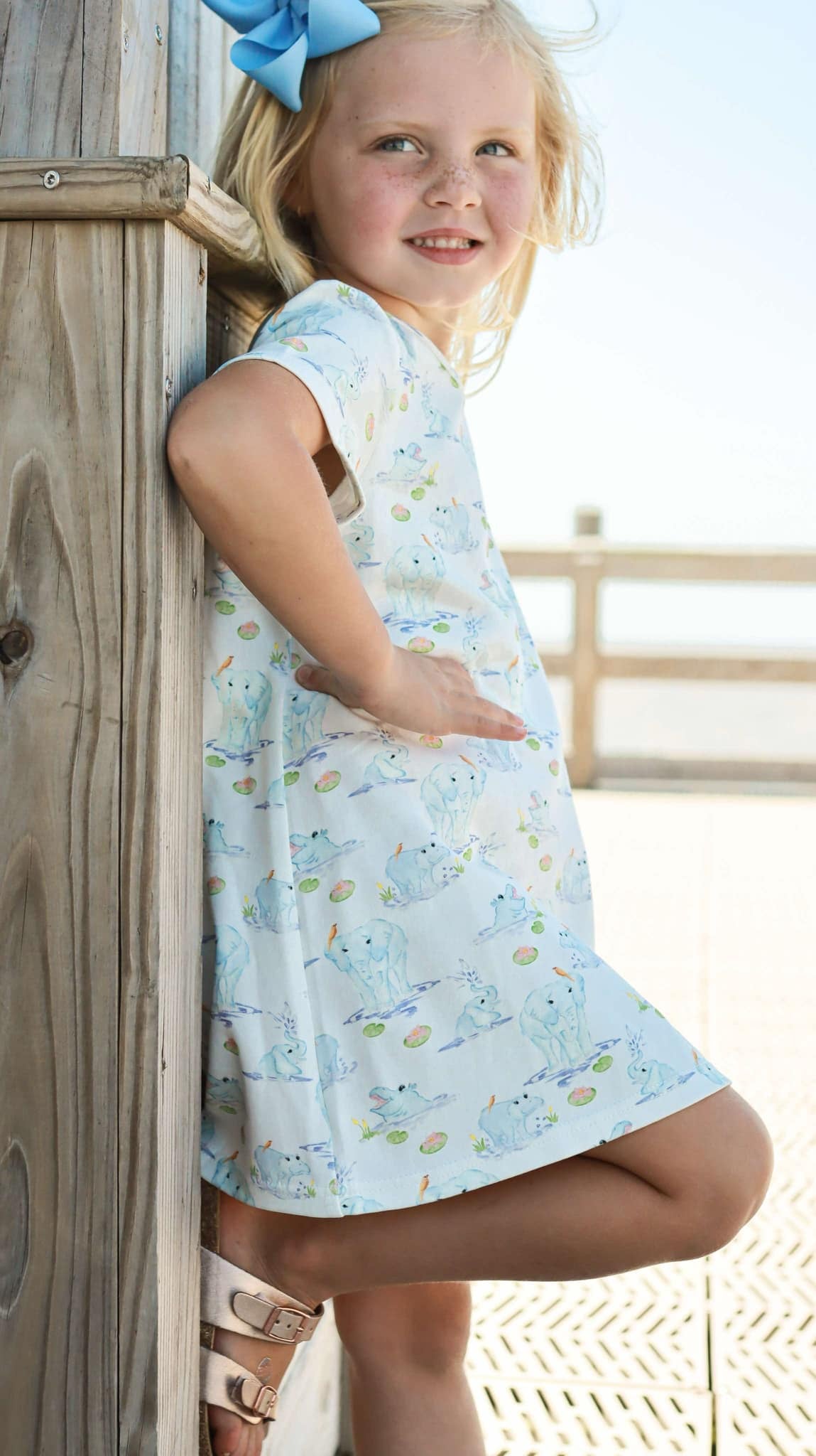 Charlotte Play Dress- Splish Splash Safari
