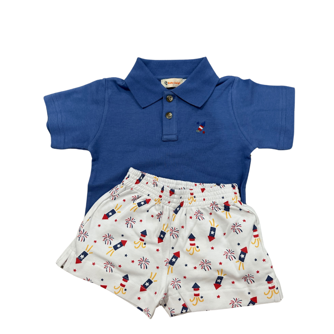 Fireworks Shorts Set