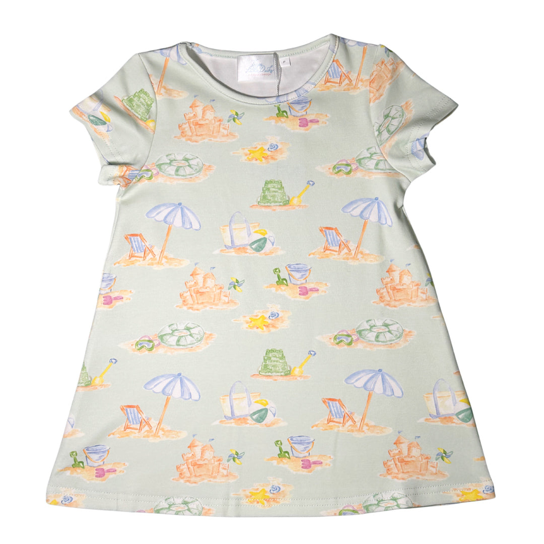 Charlotte Play Dress- Mint for the Beach