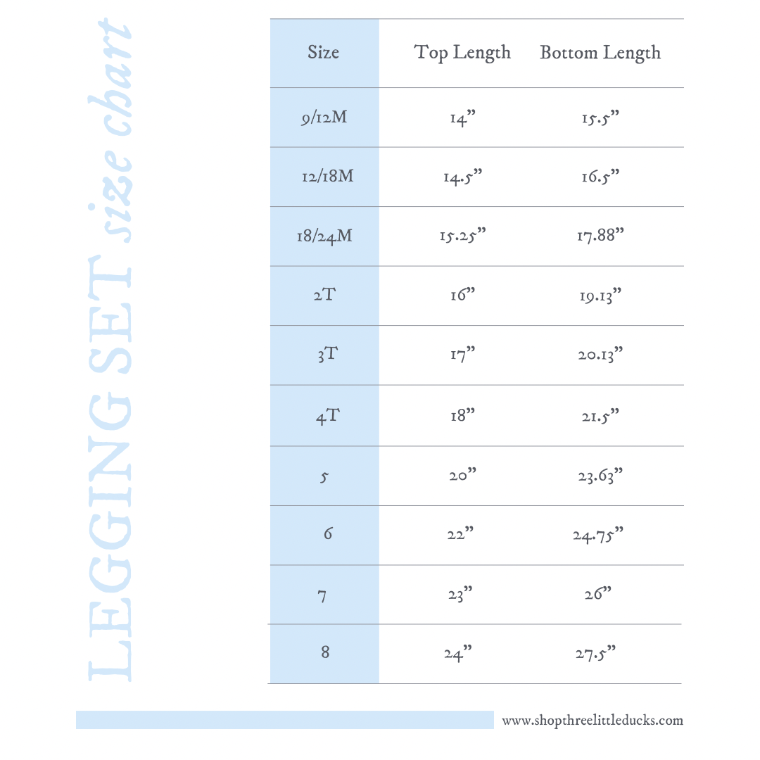 Barbara Legging Set- Snow Pups