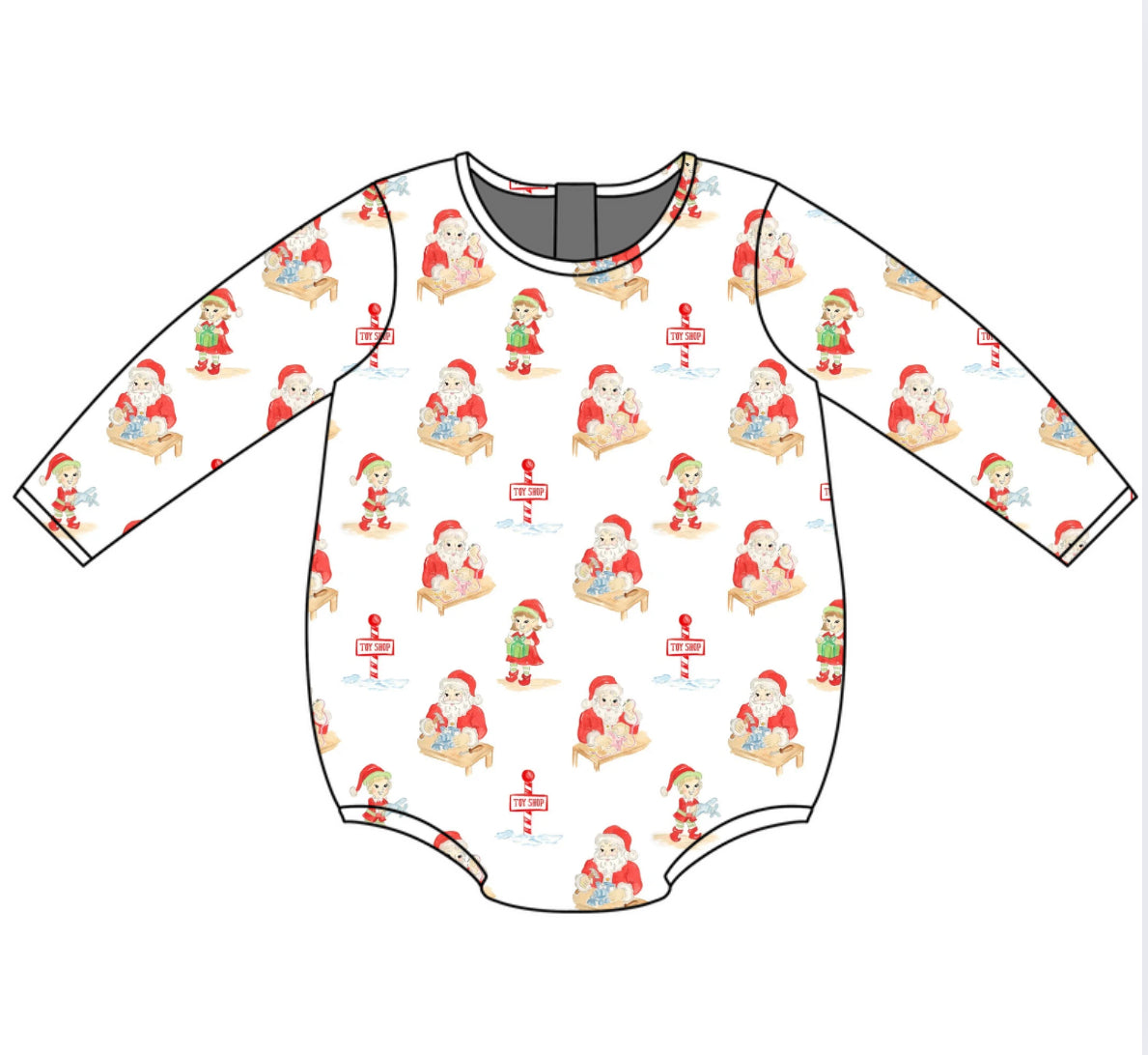 *PRE-ORDER* Bates Long Sleeve Bubble- Kringle & Co.