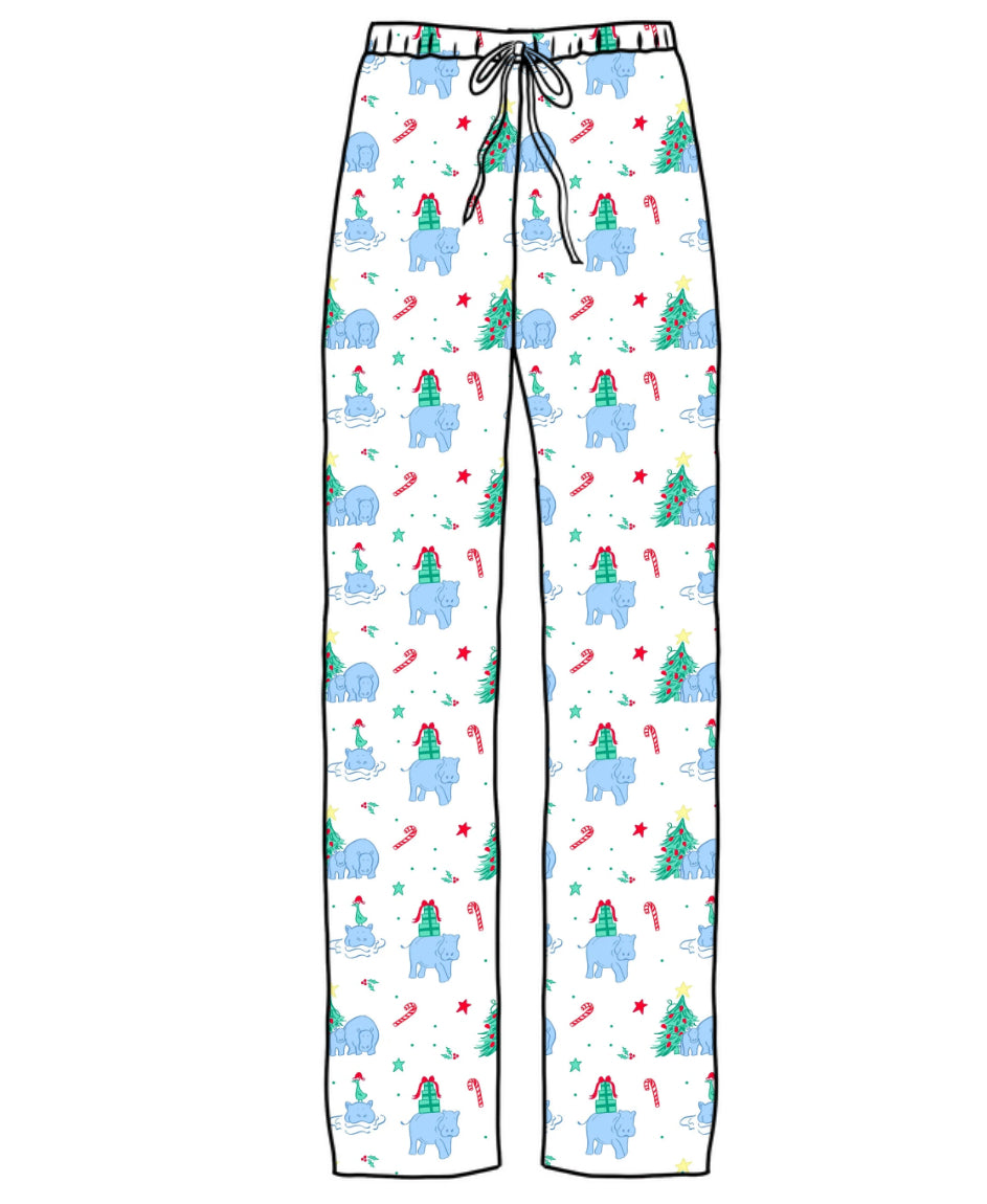 *PRE-ORDER* Lawson Lounge Pants (Mens) - I Want a Hippopotamus for Christmas