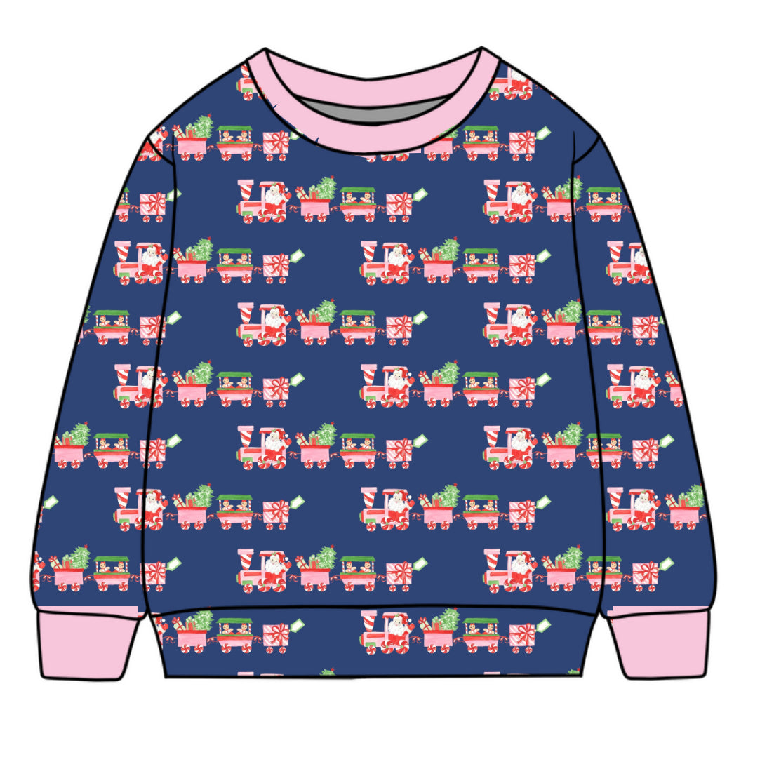 *PRE-ORDER* Campbell Crewneck- Peppermint Express