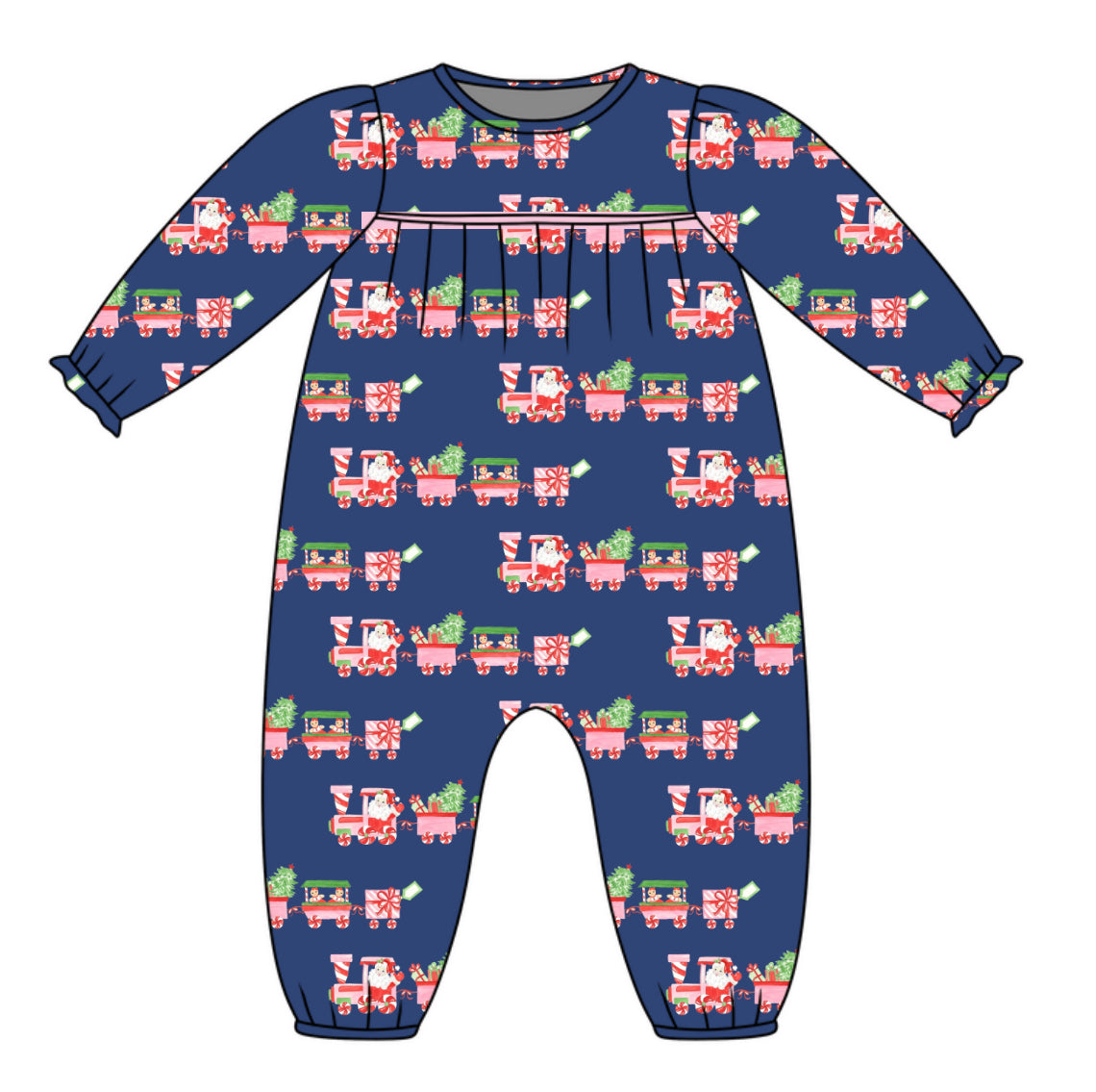 *PRE-ORDER* Ruthie Romper- Peppermint Express