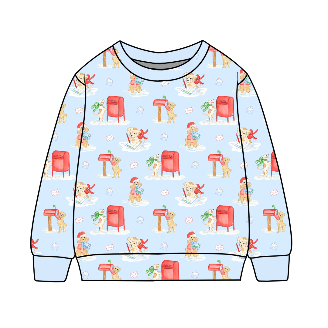 *PRE-ORDER* Campbell Crewneck- Letter to Santa Paws