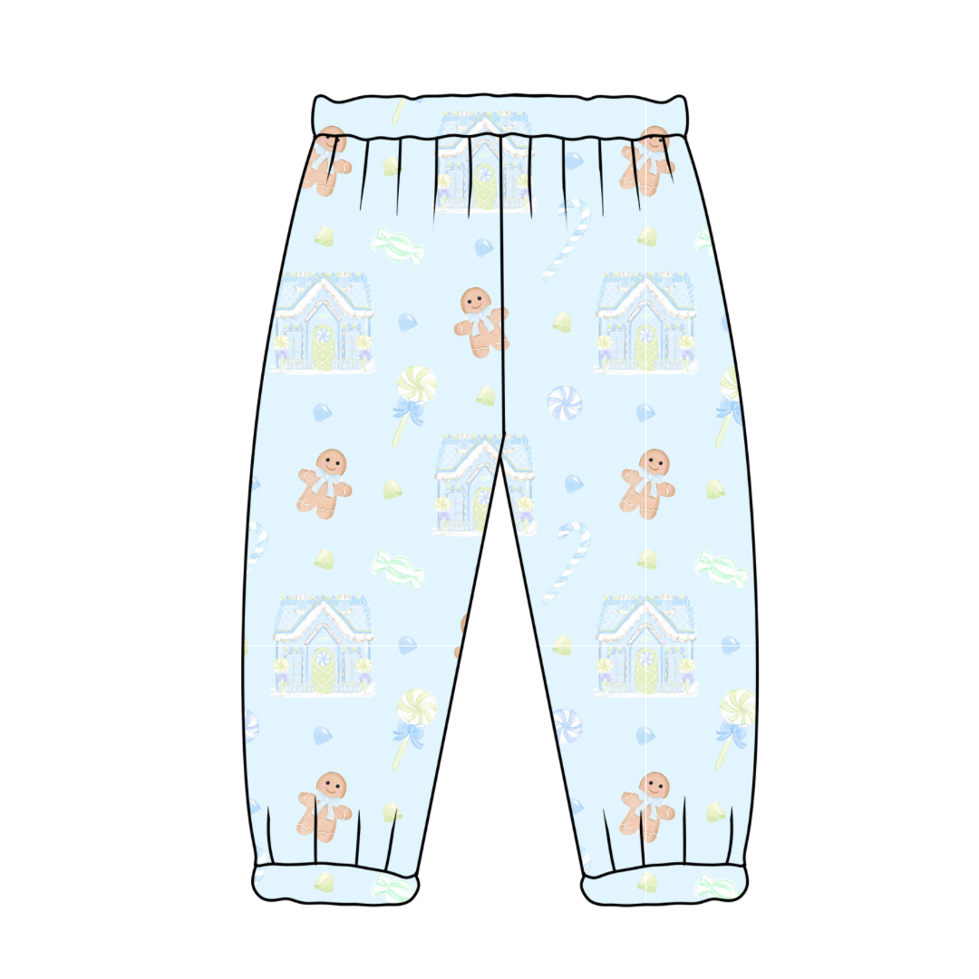 *PRE-ORDER* Sutton Sweatpants- Candyland Dreams in Baltic Blue