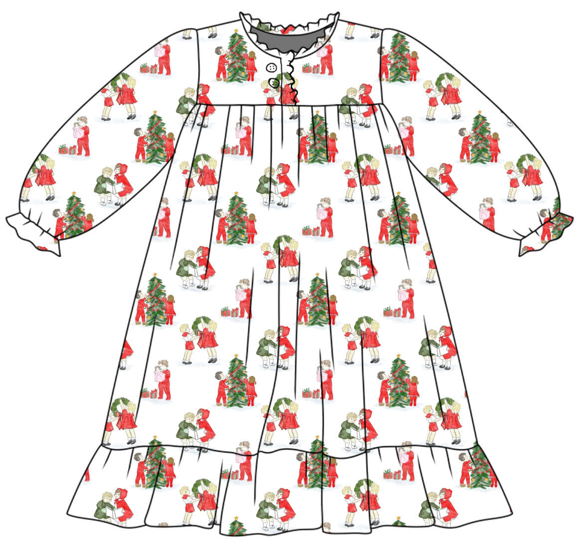 *PRE-ORDER* Noelle Nightgown- Merry Little Moments
