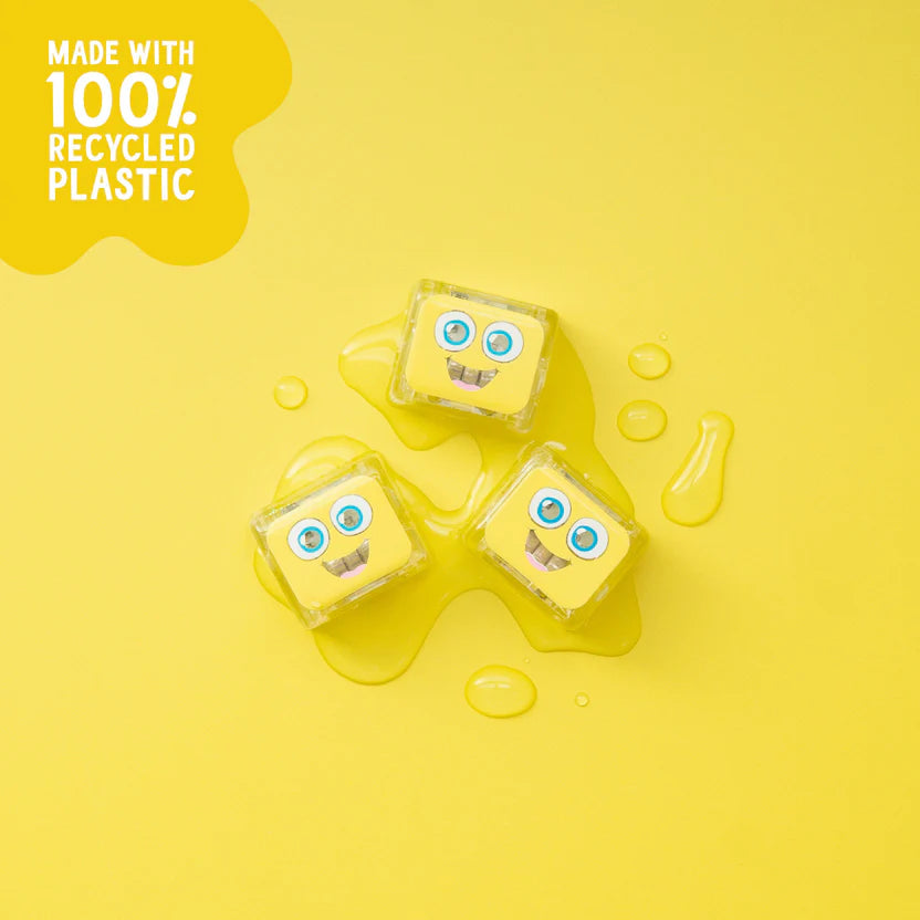 Glo Pals Light Up Cube Bath Toys - Alex (Yellow)