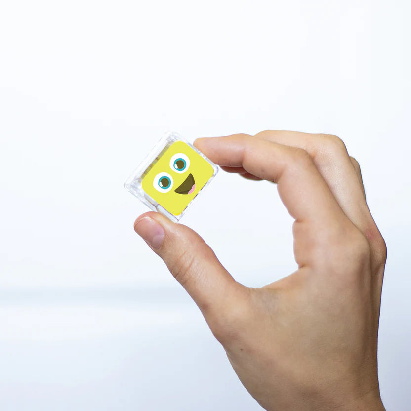 Glo Pals Light Up Cube Bath Toys - Alex (Yellow)
