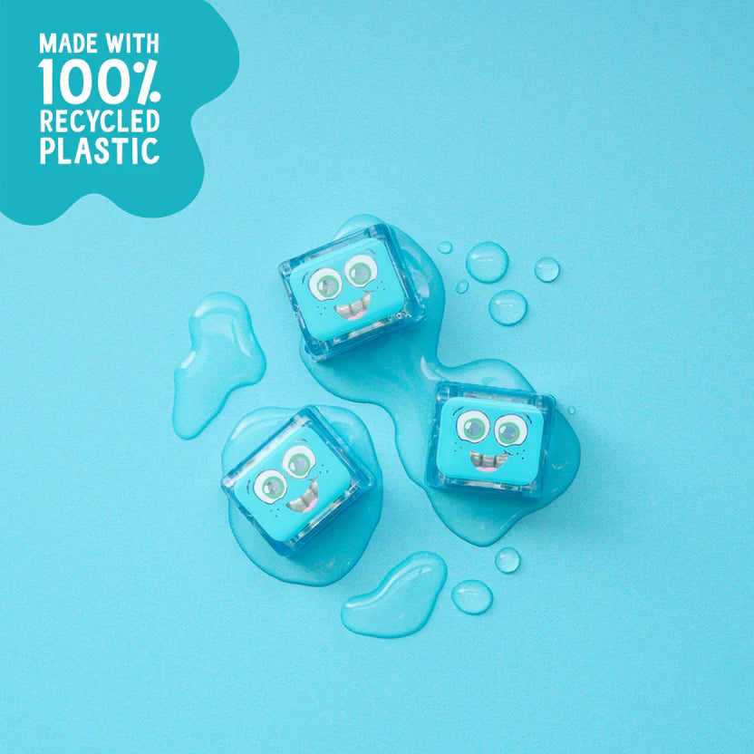 Glo Pals Light Up Cube Bath Toys - Blair (Blue)