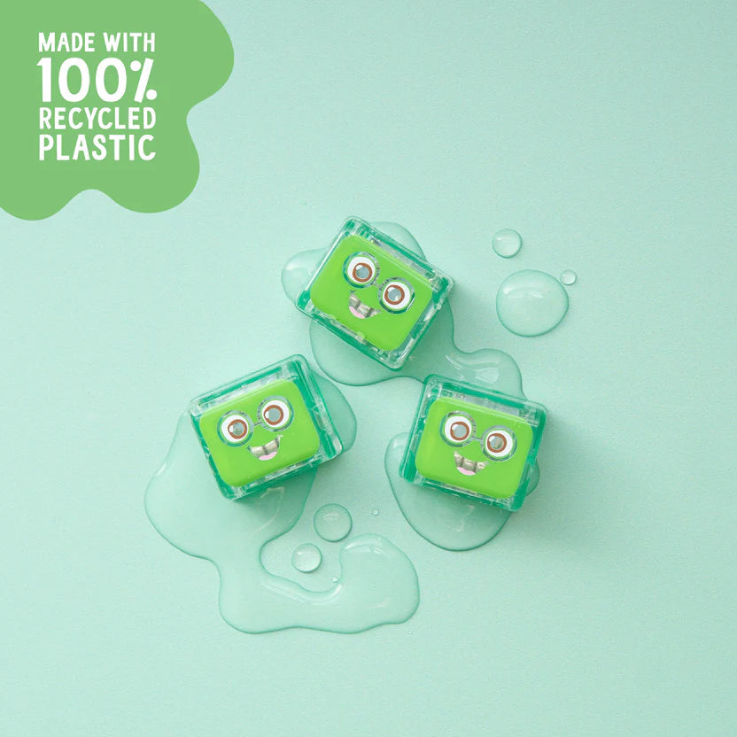 Glo Pals Light Up Cube Bath Toys - Pippa (Green)