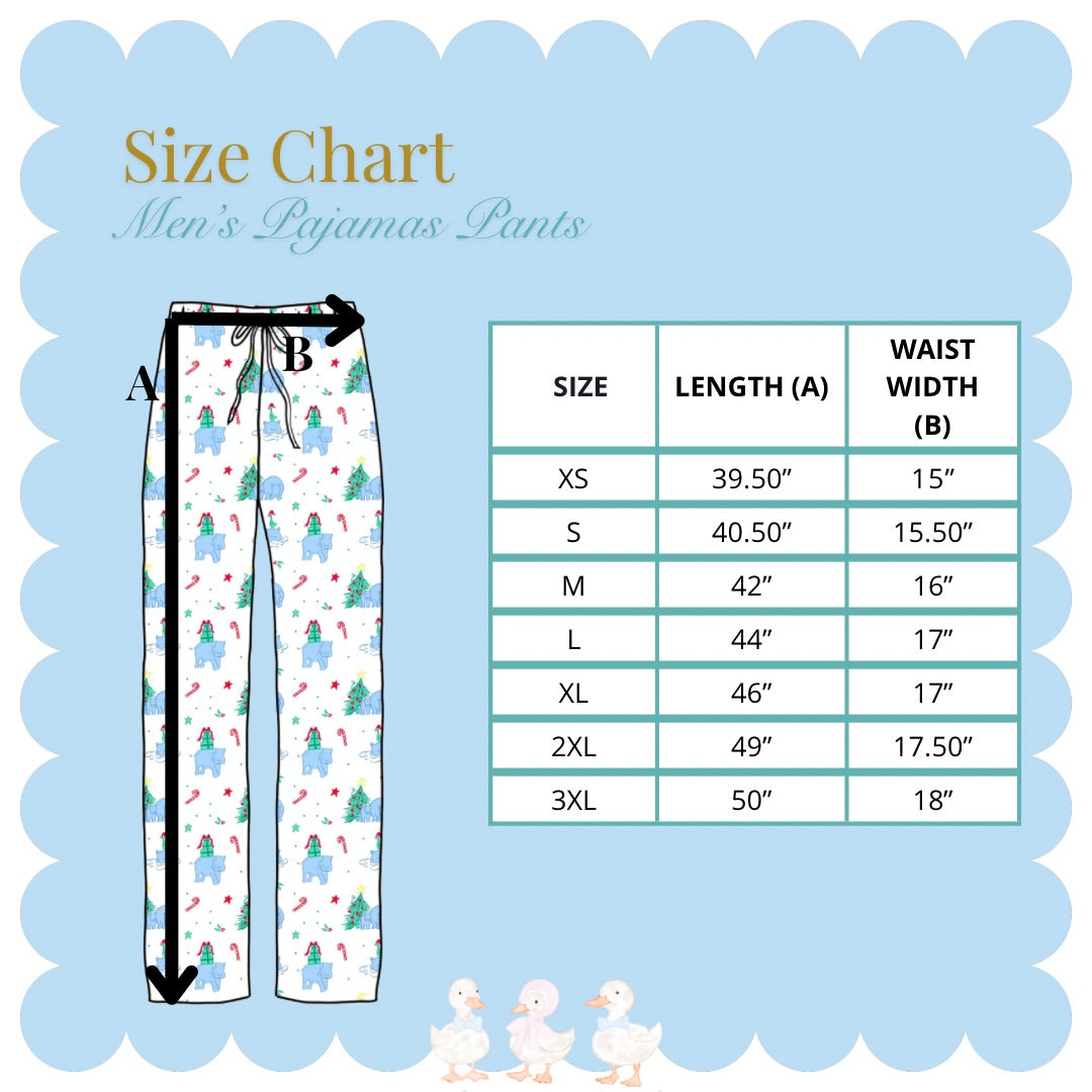 *PRE-ORDER* Lawson Lounge Pants (Mens) - I Want a Hippopotamus for Christmas