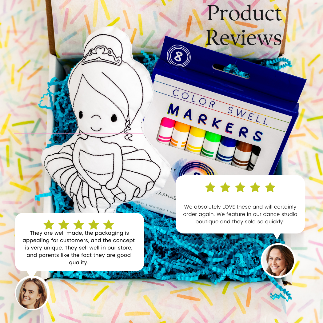 Princess Reusable Coloring Doll for Kids