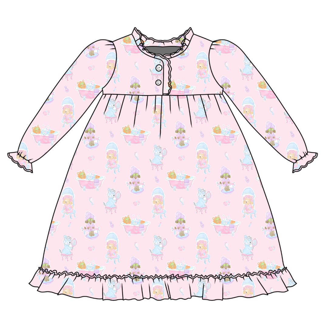 *PRE-ORDER* Noelle Gown- Pawfectly Pampered