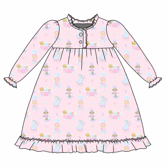*PRE-ORDER* Noelle Gown- Pawfectly Pampered