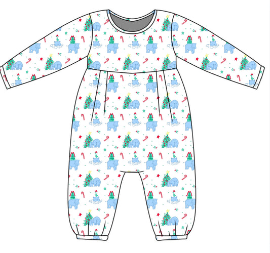 *PRE-ORDER* James Romper- I Want a Hippopotamus for Christmas