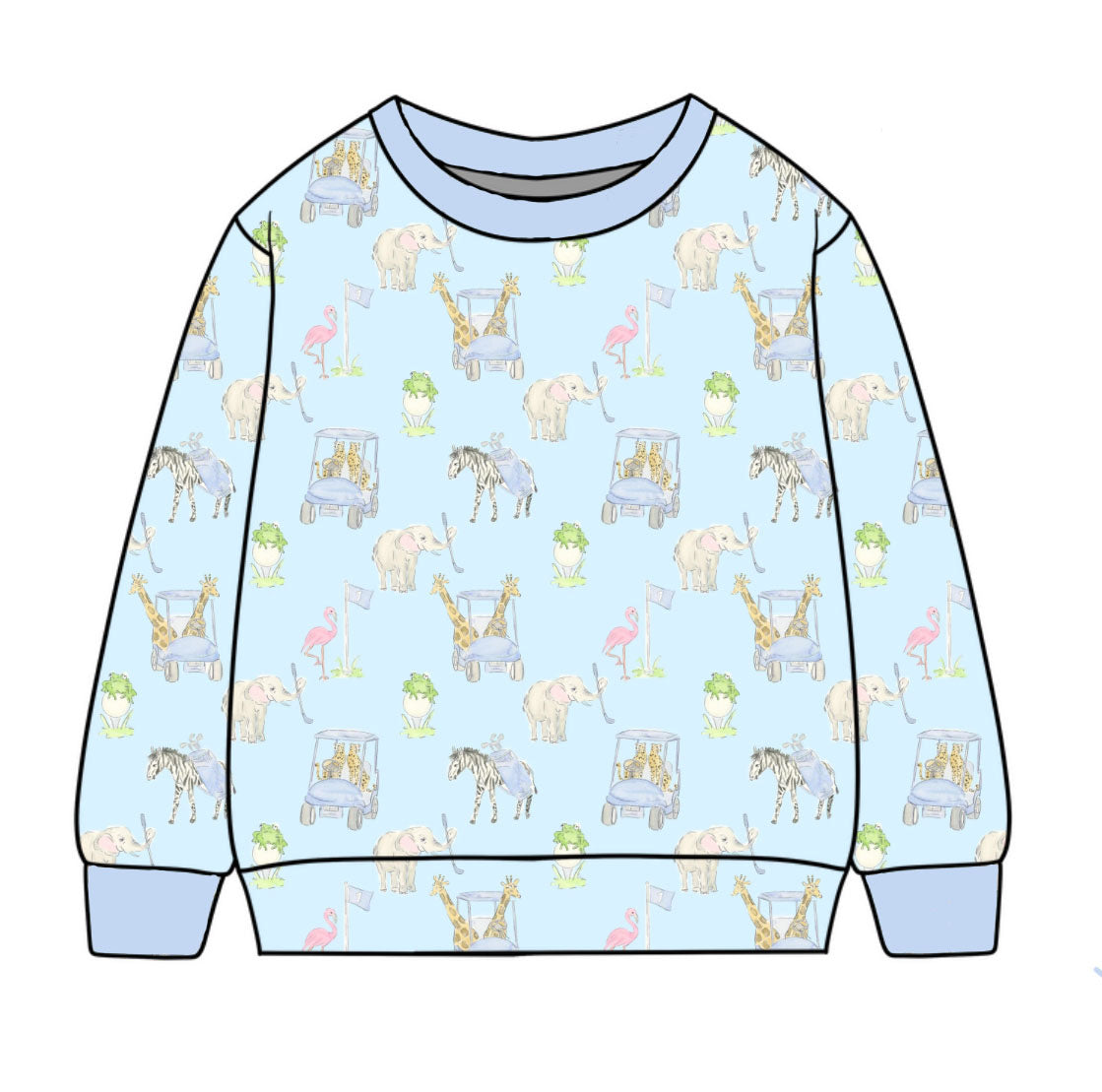 *PRE-ORDER* Campbell Crewneck- Wild on the Green