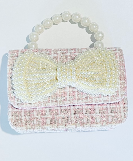 Pearl Bow Mini Bag