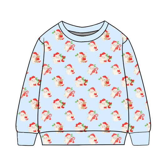 *PRE-ORDER* Campbell Crewneck- Gifts of Joy in Frosty Blue(Brookhaven Blue)