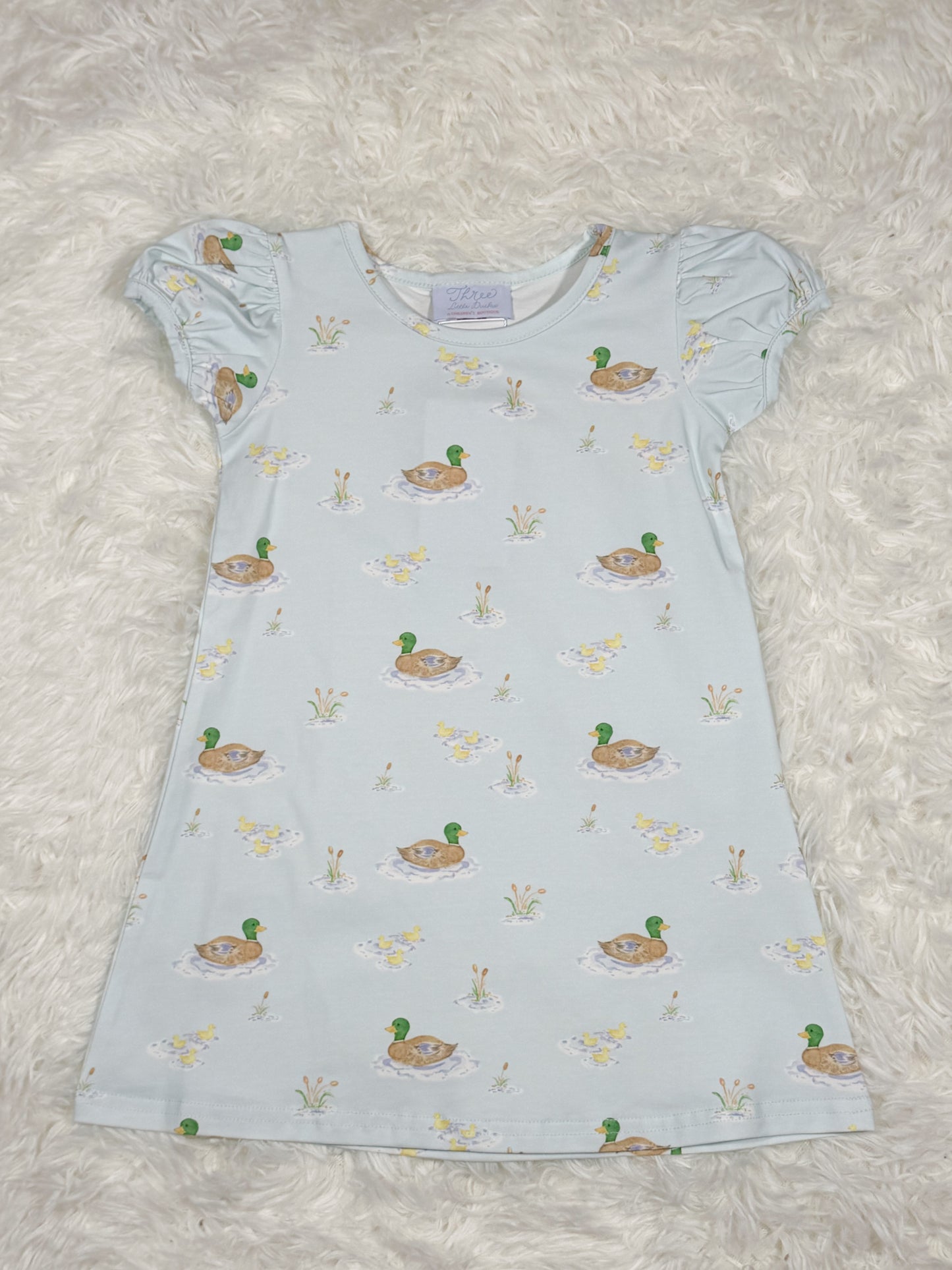 Pippa Play Dress- Ducks on the Pond