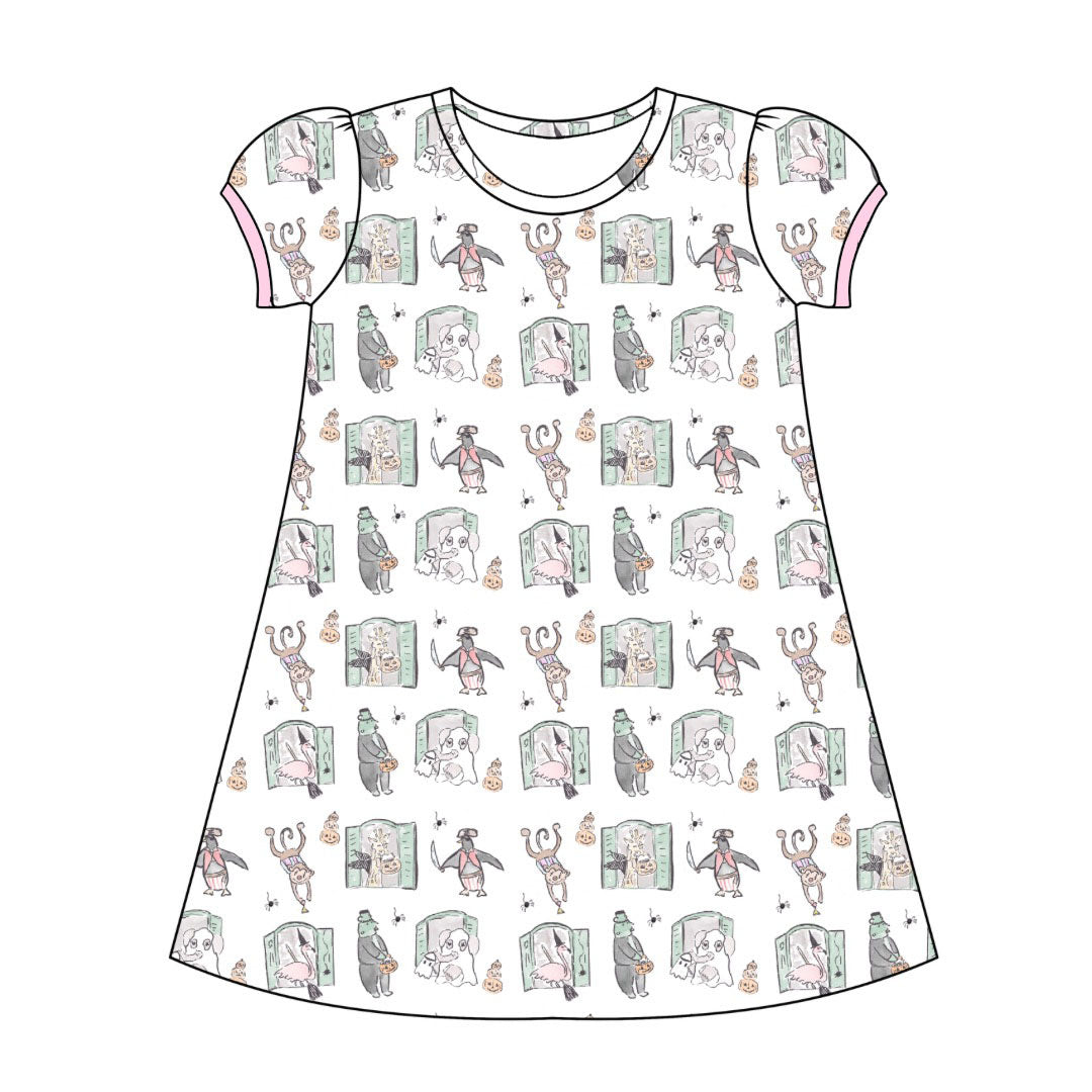*PRE-ORDER* Winnie Play Dress- Boo at the Zoo