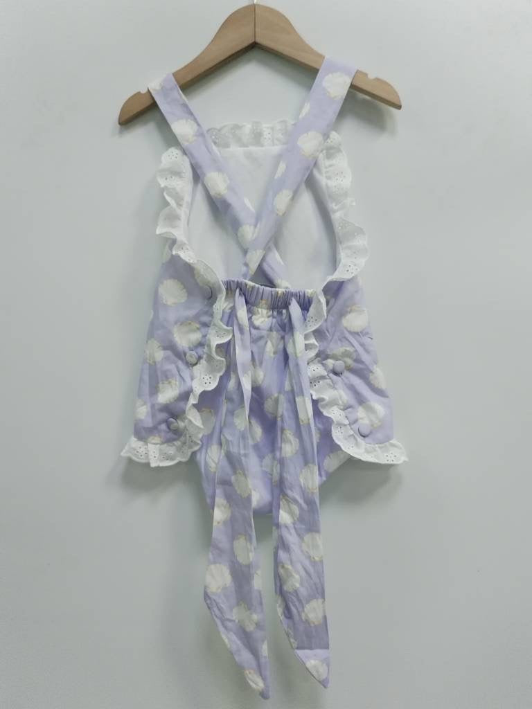 Carlee Sunsuit- Purple Shells