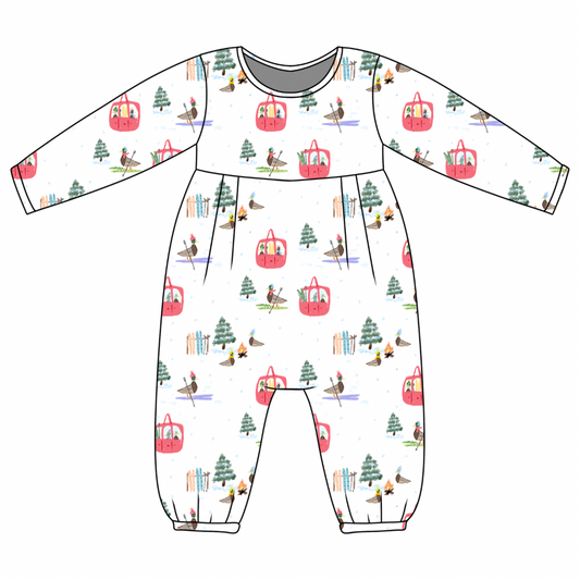 *PRE-ORDER* James Romper- Cedarwood Cottage